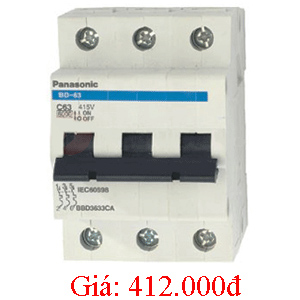 Cầu dao tự động MCB 3P/20A 6KA BBD3203CA Panasonic - Cà phê học thuật