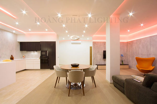 Đèn Led bulb Phillips chiếu sáng phòng khách - Cà phê học thuật